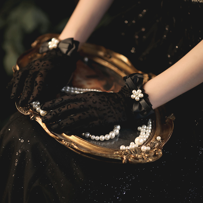 Wedding Etiquette Wedding Gloves Bridal Wedding Dress Gloves Photographic Portrait Flower Butterfly 1098