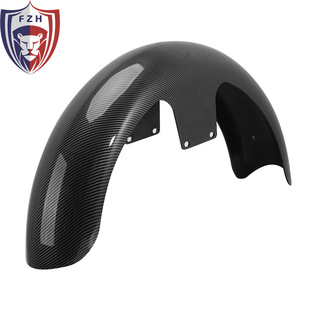Applicable to large gliding Street gliding Road King modified motorcycle 19-inch carbon fiber ABS front fender accessories
