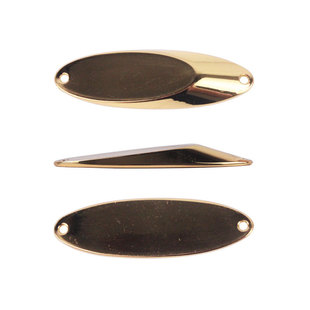 Long-cast beveled sequined lure bait horse mouth white strip cocked bass bionic bait fake bait electroplated Golden Silver fishing gear