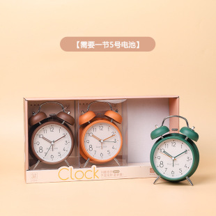 Matte home series alarm clock multi-shape 3-inch multifunctional alarm bell student children get up Bell 4-inch