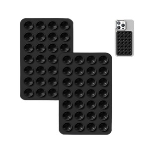 New 40-grain mobile phone suction cup charging treasure square double-sided silicone suction cup sticker for Apple Android lazy stand