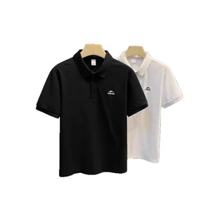 Summer Cool Sense Short-sleeved Polo Shirt Men's 2025 New Loose Casual Thin Lar T-shirt Embroidery on Clothes