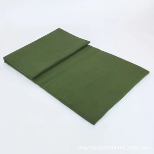 Military Green Mattress Thickened Moisture-proof Mattress Unit Dormitory Student Military Training Hard Cotton Mattress Labor Protection Building Mattress