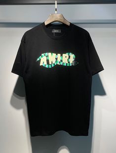American Trendy Niche High Street Men and Women Am1R1 Icon Digital Printing Casual Round Neck Short-Sleeved Retro Loose T-Shirt