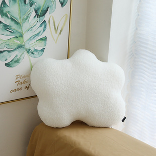 Nordic Shaped Twisted Pillow Cloud Cushion Bee Doll Cashew Pillow Plush Toy Pumpkin Decoration