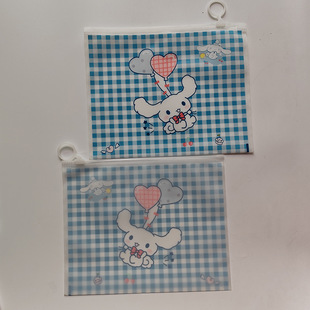 Cartoon Kulomi Clothes Packaging Bag Plastic Small Bag Waterproof Self-sealing Bag Jewelry Storage Bag Frosted Zipper Bag