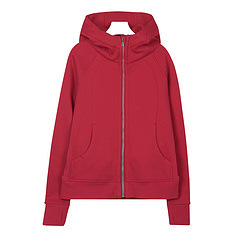luluScuba Original Standard Spring and Autumn Slim Fit Slimming Thin Velvet Zipper Hooded Sweatshirt Casual Comfortable Coat Hooded Women