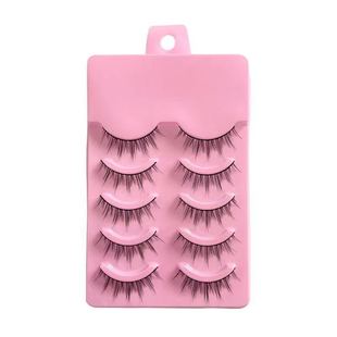 Hard stem false eyelashes three times big eye surgery! cosplay Deviruchi thick single eyelid double eyelid hard stem eyelashes