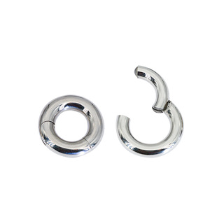 Cross-border titanium steel closed nose ring large size human body puncture lip ring simple human body basic ring ear cartilage universal ring