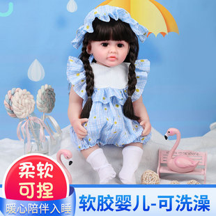 2025 New Arrival Barbie Gift Doll Baby Soft Gel Rebirth Girl Toy Set Children Doll