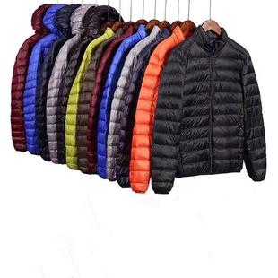 Cotton-padded jacket men's plump autumn and winter down cotton-padded jacket light cotton-padded jacket men's extra-large size plump cotton-padded jacket