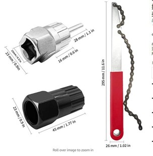 Mountain bike bicycle repair tool rotary cassette flywheel removal set repair riding accessories supplies wholesale
