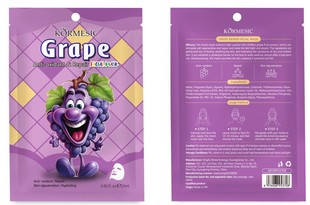 KORMESIC Plant Fruit Pull Facial Mask Полная серия маски на английском языке для трансграничной внешней торговли оптом
