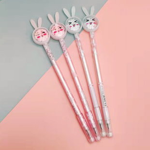 Factory Direct cute butterfly sequins gel pen office Black Pen cute student writing water pen wholesale