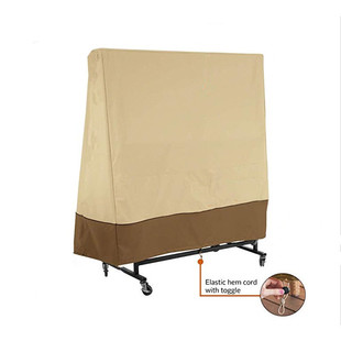 Factory wholesale color matching table tennis table cover no zipper waterproof outdoor dust cover courtyard terrace sunscreen cover