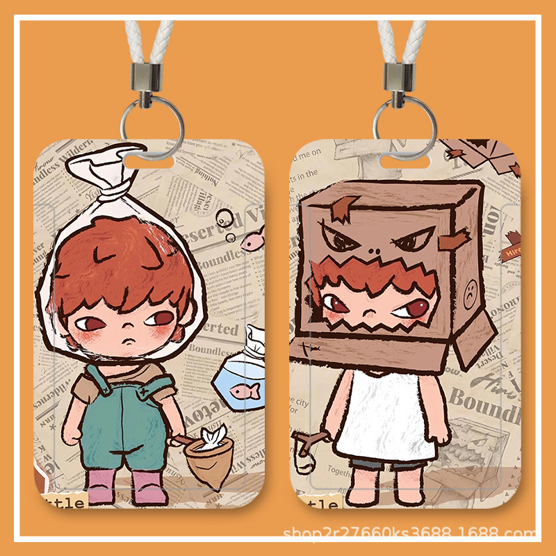 Bubble Mart Ono Card Cover Slide Cover Student Bus Access Card Meal Card Id Card Metro Protective Cover Campus