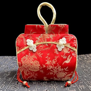 Brocade silk clothes bag cheongsam bag