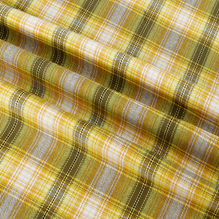 Cotton brushed plaid fabric British style cotton plaid striped plaid shirt skirt autumn and winter clothing fabric
