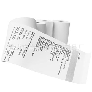 57x50 tube core-free thermal cash register paper 58mm supermarket take-out catering milk tea call shopping receipt printing paper