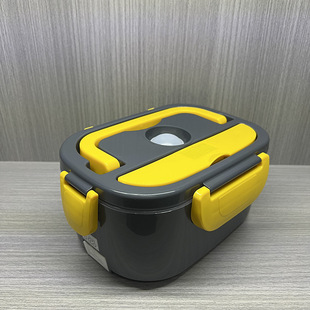 New Cross-border Household Vehicle-mounted Large-capacity Dual-purpose Electric Heating Insulated Lunch Box Portable Stainless Steel Electric Lunch Box