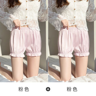 Women's pants can be worn outside without curling summer thin plus size bottoming shorts flounces jk nan yi heng