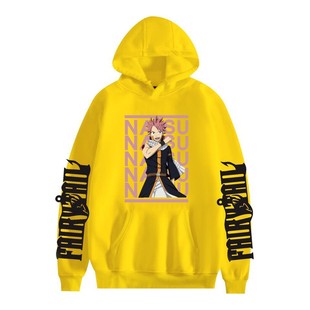 2023 New Hot Selling Fairy Tail 2D Printed Loose Casual Fashionable Men's and Women's Hooded Sweatshirt