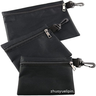 Portable Oxford Cloth Storage Bag Classic Simple All-match Stationery Bag Zipper Creative Multi-size Toolkit