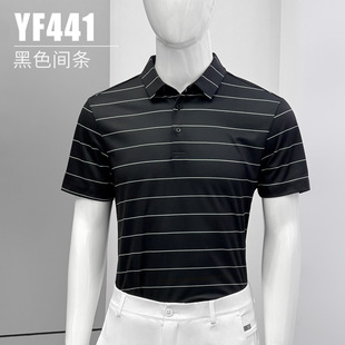 golf clothing men's summer breathable clothes short sleeve T-shirt quick-drying functional fabric golf men's clothing manufacturers
