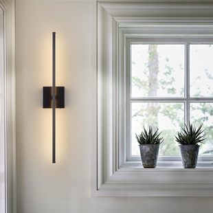 Amazon Hot Selling Line Wall Lamp Square Bottom Box Long Strip Living Room Sofa TV Background Bedroom Bedside Lamp