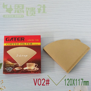 Hand-made V60 Coffee Cup Filter Paper 102 Fan-shaped American Machine Drip Filter Pot Filter Screen Italian Philharmonic Press Vietnamese Pot Filter Paper
