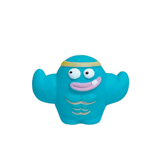 Cross-border new fitness talent Lala music muscle warrior decompression toy TPR vent