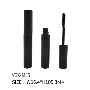 Cross-Border Injection Molded Black Cap Transparent Bottle Brush Head Replaceable Eyelash Tube Mascara Tube 2.5ml Slender Lip Gloss Bottle