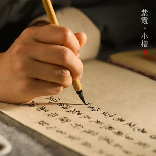Weizhuang langhao small regular script writing brush for adult beginners small size copybook pen Chinese painting calligraphy brush small red hair hook line