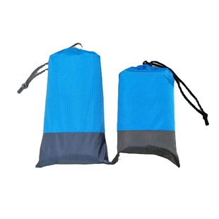 Polyester Beach Mat Moisture-proof Mat Small Volume Camping Outdoor Nylon Bag Convenient Foldable Picnic Mat Lawn