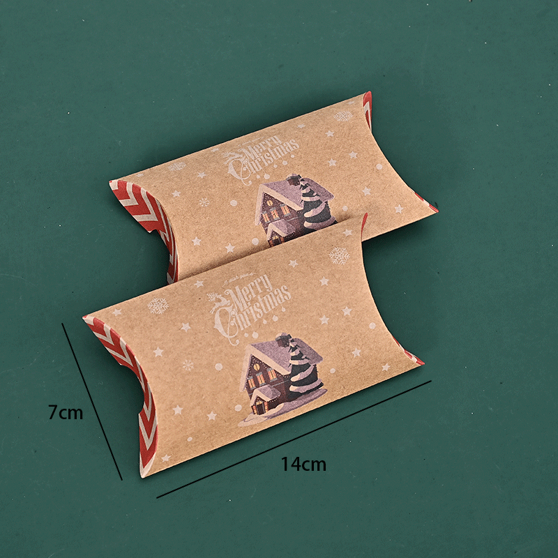 Z7GN portable kraft paper bag in stock wholesale hand gift packing bag cross-border Christmas gift white cardboard bag