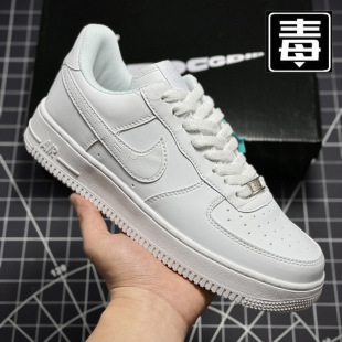 ISNSPNO small white shoes af1 air force. No. 1 Men's and Women's Board Shoes Thick-soled Casual Sports Shoes