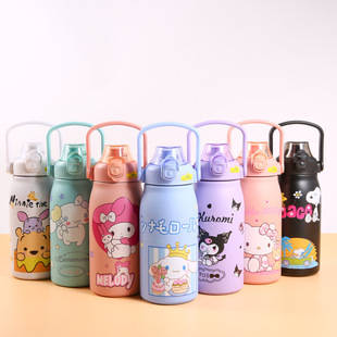 New 316 stainless steel thermos cup mini fashion handle bounce cup car portable handy cup wholesale