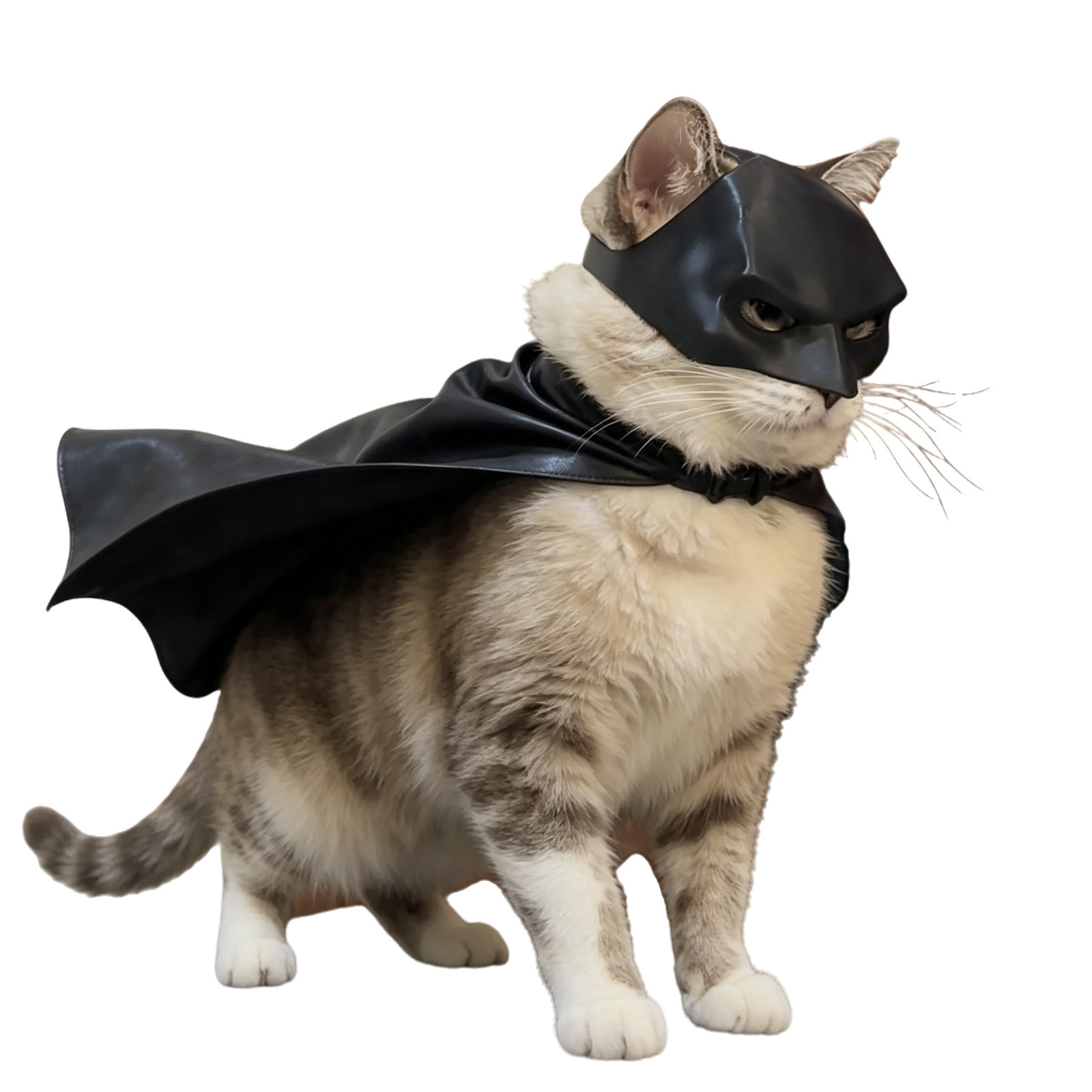 Cross-border popular pet accessory set: cat mask + cape set, bat Halloween pet mask