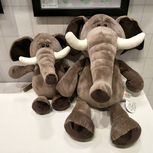 Elephant Doll Jungle Series Forest Animal Lion Tiger Fawn Monkey Sand Skin Plush Toy Fox Doll
