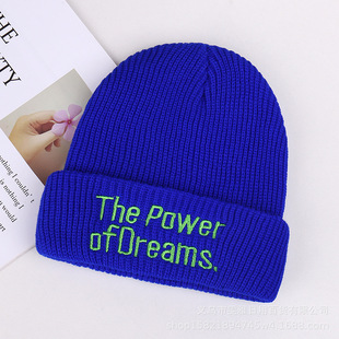 New children's all-match big head circumference baby wool hat boys and girls winter warm pullover knitted hat wholesale