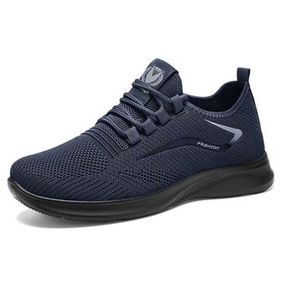 Sports Men's Shoes Breathable Casual Factory Direct Sales Wholesale Foreign Trade Summer New Fly Woven Soft Sole Shoes for Men