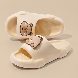 Internet-popular Kapi Bala Slippers Summer Non-slip Home Plush Slippers Women's Outer Wear Cute Shit-feeling Sandals for Women