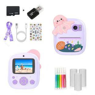 New cross-border children's camera, the one-shot drop-resistant protective cover, cartoon toy, thermal printing camera