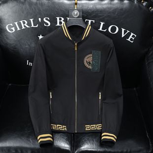 2023 men's jacket autumn and winter New embroidery sequins fashion trend casual men's men's hot