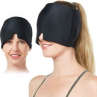 Cross-border New Cold Compress Headgear Relieving Headache Comfortable Ice Bag Eye Mask Hot Compress Ice Compress Cap Physiotherapy Soothing Gel Head