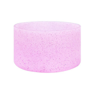 Manufacturers in stock silicone glitter cup cover non-slip high temperature space cup cover diameter 7.5cm9cm cup silicone pad