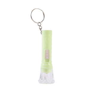 Mini candy-colored flashlight mini plastic small flashlight lighting flashlight luminous key colorful toys