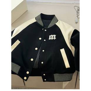 Boys Baseball Suit Coat Autumn and Winter 2025 New Children's Cotton Top Western Style Middle and Big Children's Casual All-match Trendy