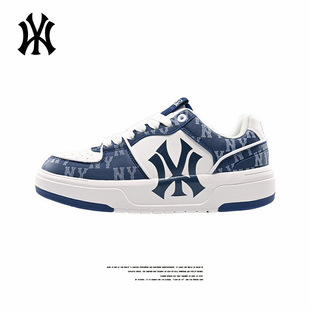 Senior Shoes New York Yankees Shoes Dad Shoes Men's and Women's Shoes Pure Source Putian Latest Breathable Thick-Soled Sports Shoes Black
