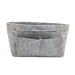 Factory Capacity Felt Bag in Bag Fashion Simple Personality Felt Storage Bag Women's Cosmetic Felt Storage Bag